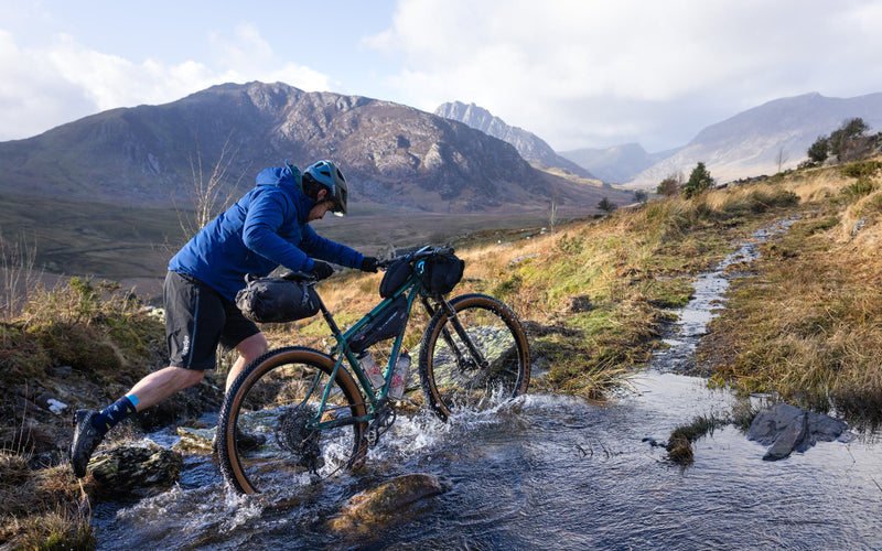 Hardtail bike for bikepacking