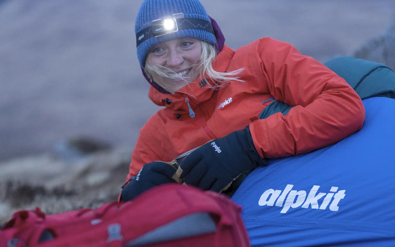 Camper in a bivvy bag
