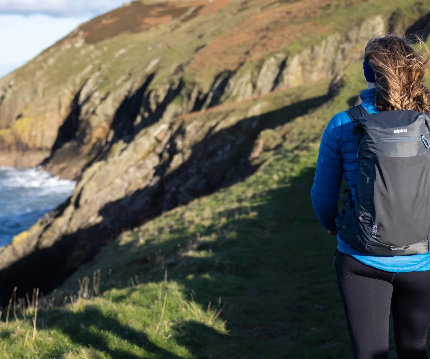 Hiking along the British coastline