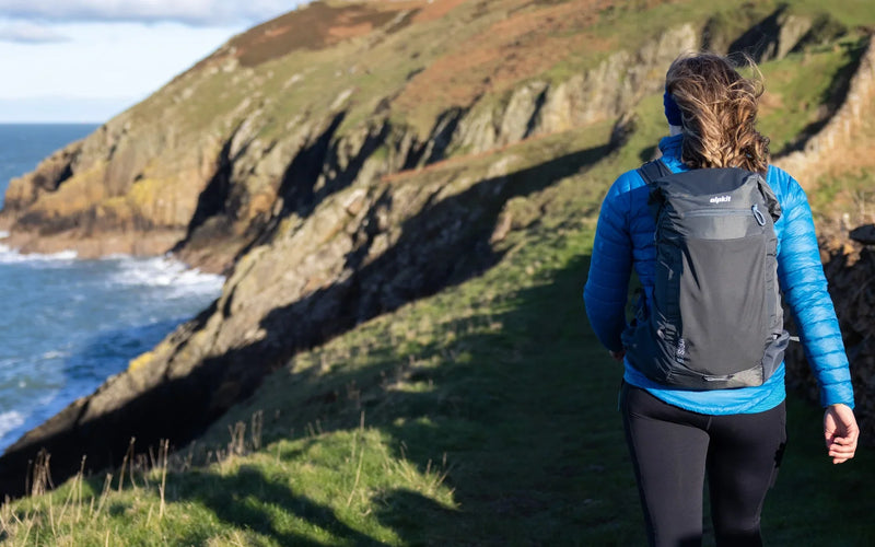 Hiking along the British coastline