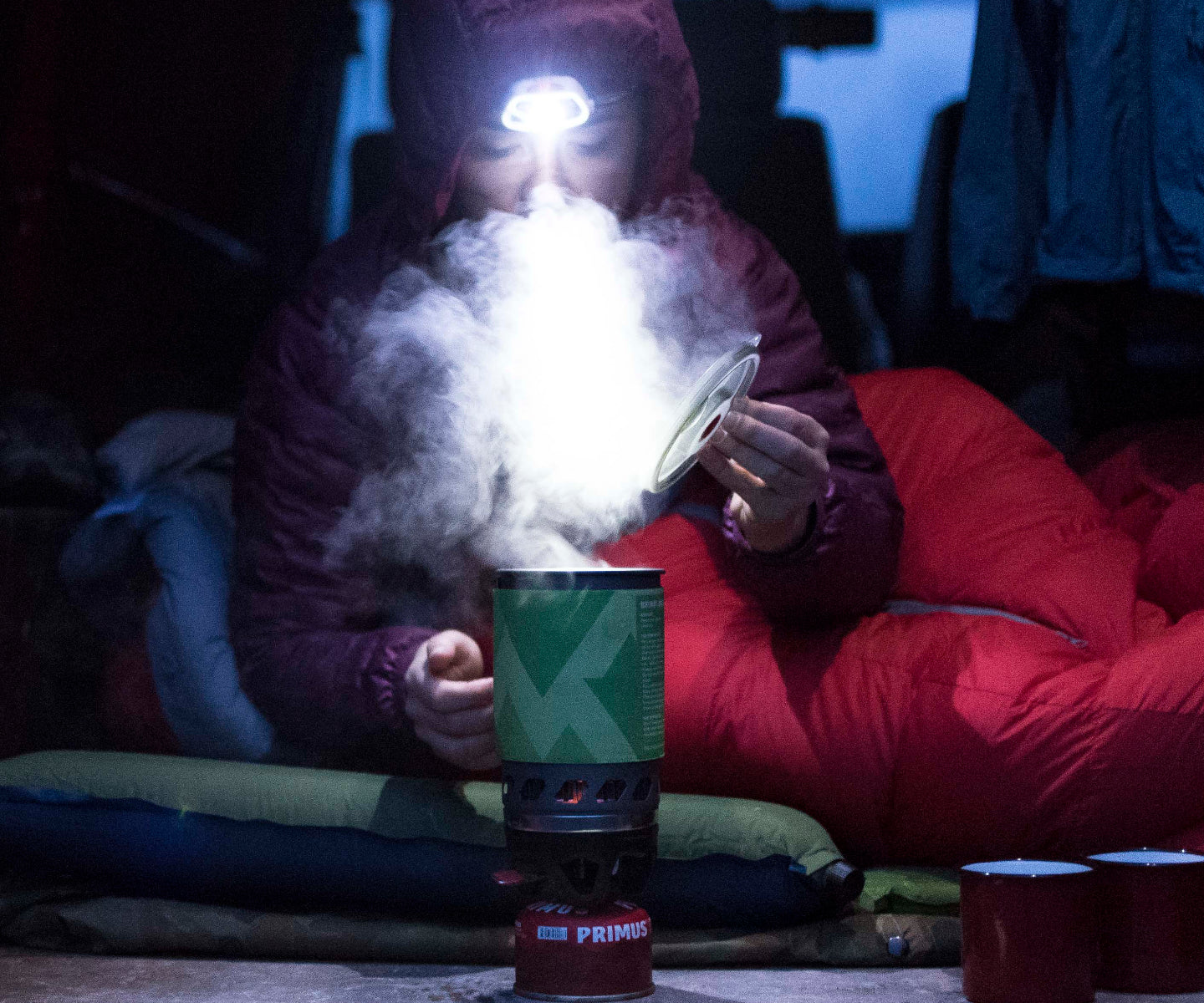 Fat mat van camping
