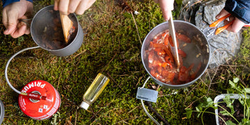 Cooking real food while camping