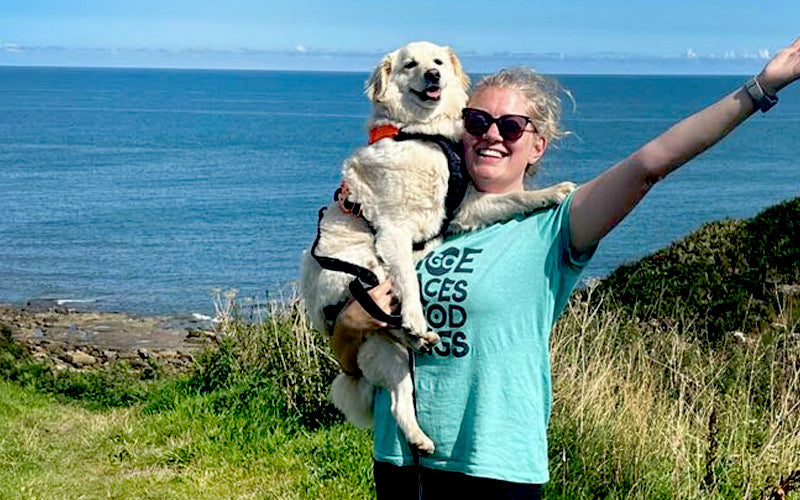 Jen completes walk to help projects in our national parks