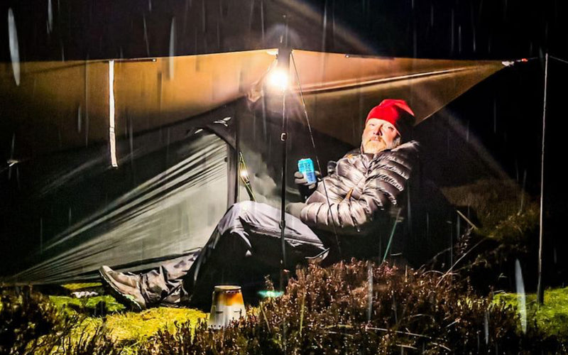 Paul Messner camping