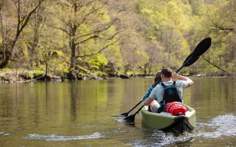 Canoeing lake