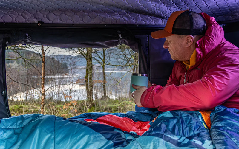 View from a roof tent