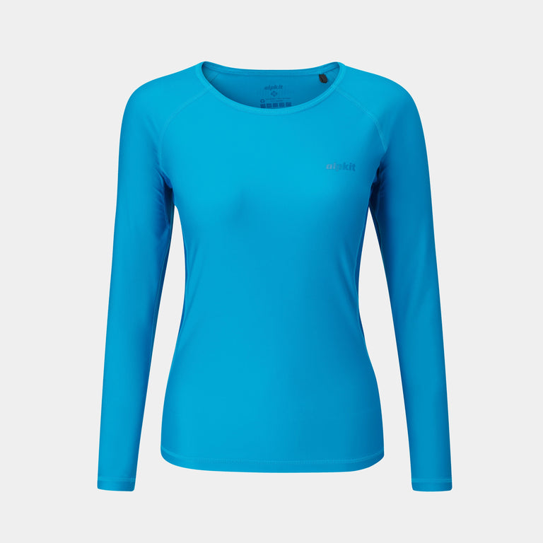  alpkit hurley womens swimming top in peacock blue 