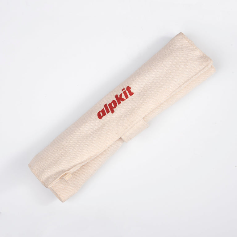 alpkit bamboo cutlery roll packed