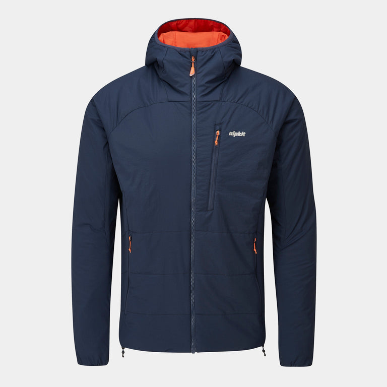 mens katabatic synthetic insulation jacket in outer space blue