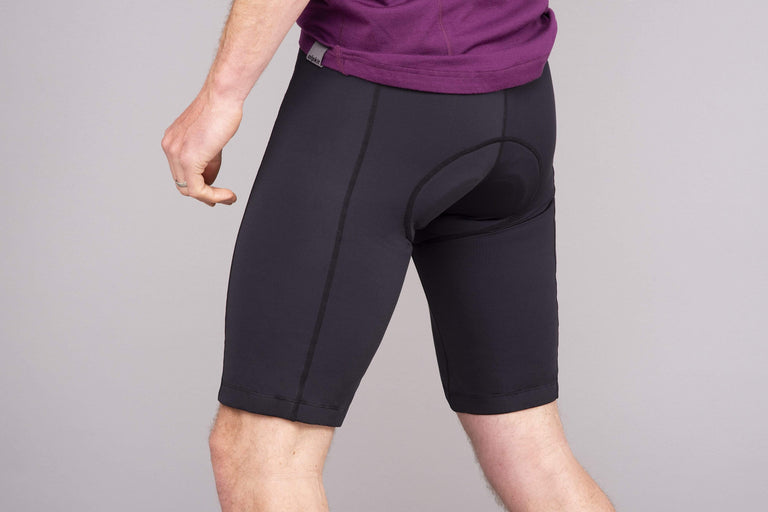 mens alpkit rhythm elite cycling shorts rear|pm