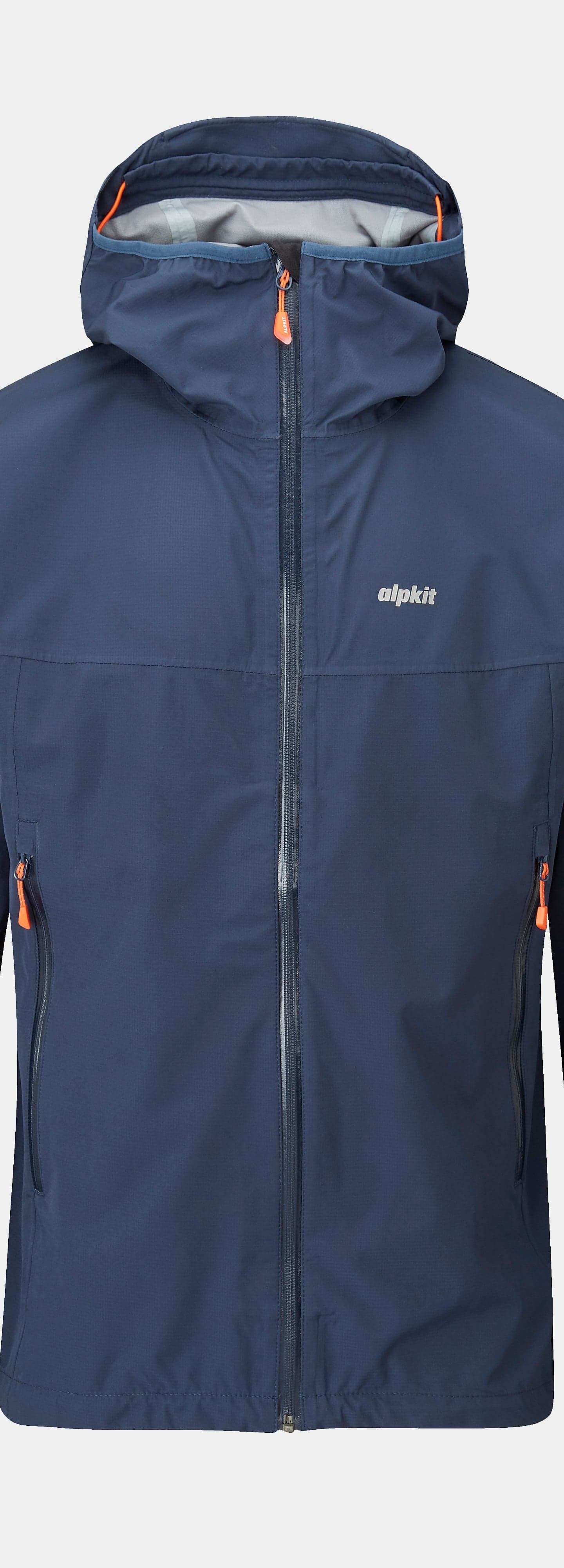 alpkit sigma mens waterproof jacket in outer space blue